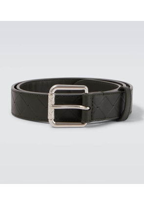 Bottega Veneta Intrecciato embossed leather belt
