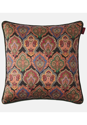 Etro Pegaso Paisley cotton cushion