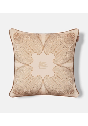 Etro Kiri paisley cotton velvet cushion