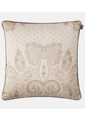 Etro Zahir printed cotton cushion