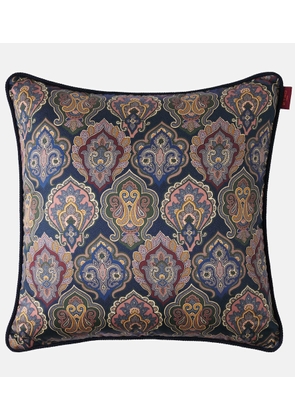 Etro Printed cotton cushion