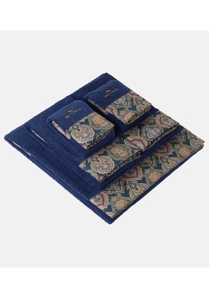 Etro Set of 5 cotton terry towels