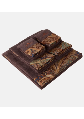 Etro Set of 5 cotton terry towels