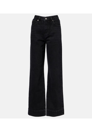 Frame Streamline high-rise straight jeans