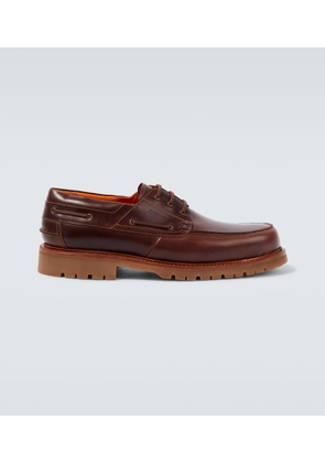 Junya Watanabe x Heinrich Dinkelack leather boat shoes