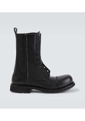 Balenciaga Truck leather combat boots