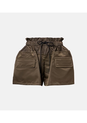 Sacai Technical twill shorts