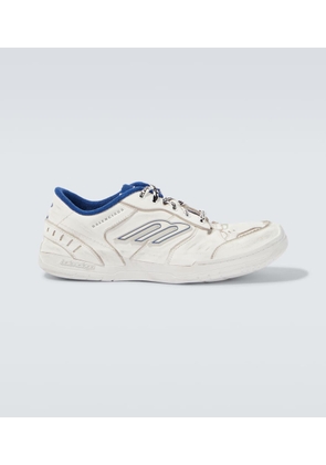 Balenciaga Hamptons distressed leather sneakers
