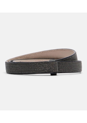 Brunello Cucinelli Monili leather belt