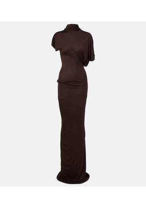 Rick Owens Lilith draped jersey gown