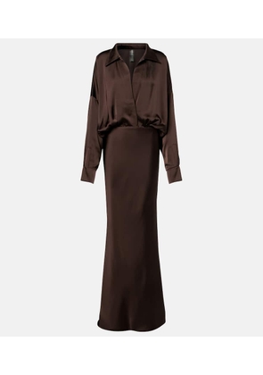 Norma Kamali Satin gown