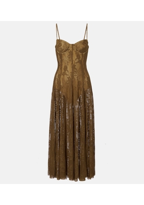 Norma Kamali Lace midi dress