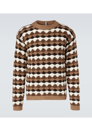 Moncler Grenoble Wool and alpaca-blend jacquard sweater