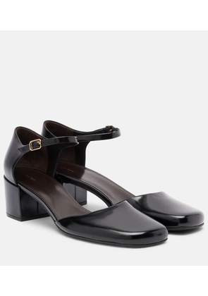 The Row Penelope leather pumps
