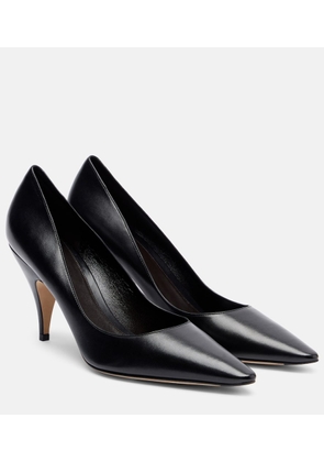 The Row Liisa leather pumps
