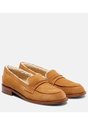 Paris Texas Dylan suede penny loafers