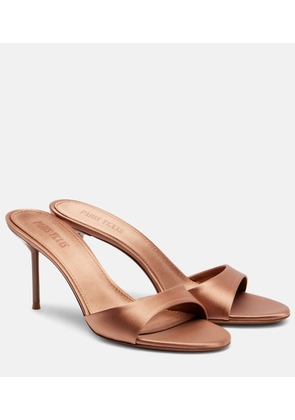 Paris Texas Lidia 70 satin mules