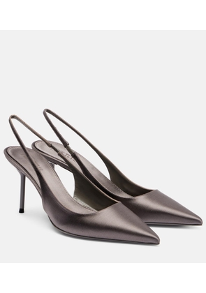 Paris Texas Lidia 70 satin slingback pumps