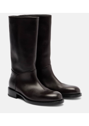 The Row Nobilis Riding leather knee-high boots