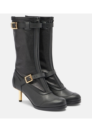 Sacai Aviator leather boots