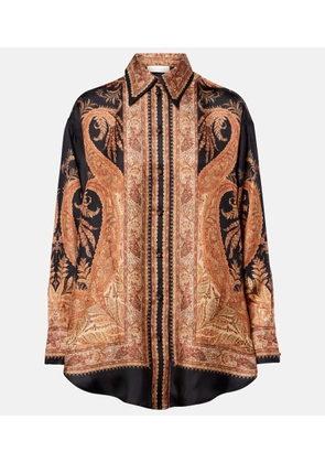 Zimmermann Hypnotic silk shirt