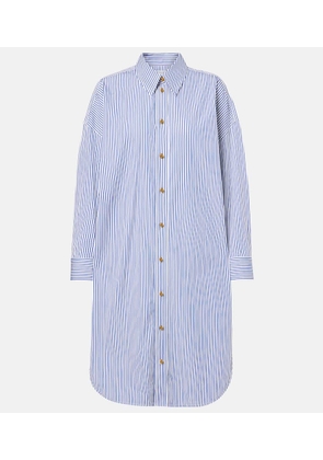 Bottega Veneta Striped cotton poplin shirt