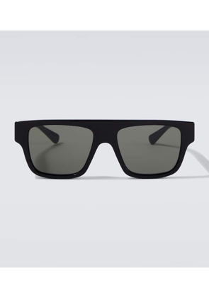 Gucci Web Stripe flat-top sunglasses