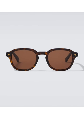 Bottega Veneta Triangle Stud round sunglasses