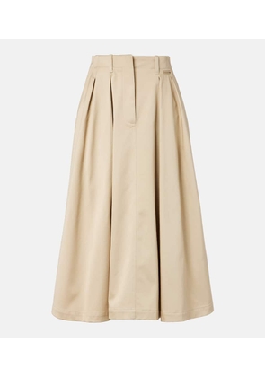 Moncler Cotton midi skirt