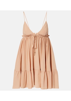 Chloe Silk crepe minidress