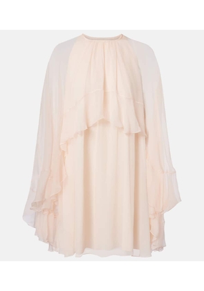Chloe Ruffled silk minidress