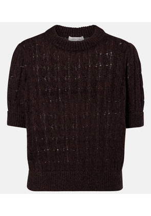 Dorothee Schumacher Sheer Softness cable-knit sweater