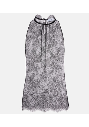 McQueen Floral lace top