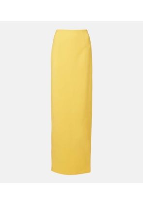 Carolina Herrera Wool-blend maxi skirt