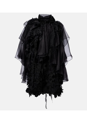 Zimmermann Hypnotic floral-applique minidress