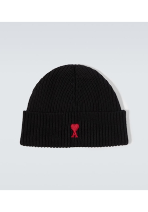 Ami Paris Ami de Cour virgin wool beanie
