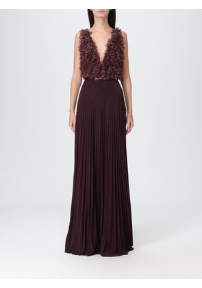 Dress ELISABETTA FRANCHI Woman color Wine