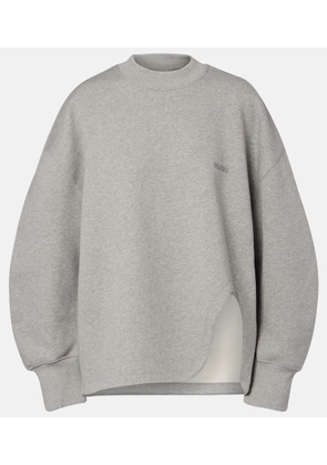The Attico Oversized cotton jersey sweatshirt