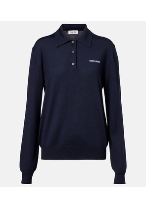 Miu Miu Virgin wool polo sweater