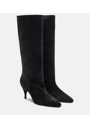 Herbert Levine Silhouette suede knee-high boots