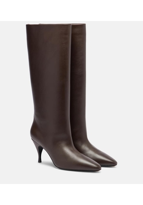 Herbert Levine Silhouette 80 leather knee-high boots