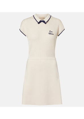 Valentino Chez Valentino cotton-blend minidress