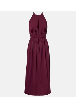 Eres Ines halterneck jersey midi dress
