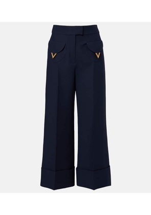 Valentino Crepe Couture VGold wide-leg pants