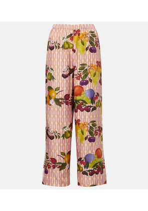 Eres Cannelle silk twill wide-leg pants