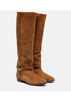 Isabel Marant Nynel suede knee-high boots