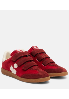 Isabel Marant Beth logo suede sneakers