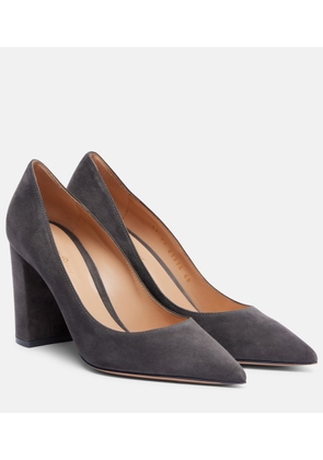 Gianvito Rossi Piper 85 suede pumps