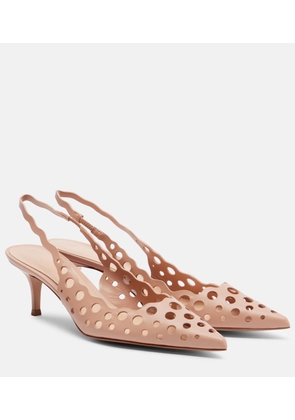 Gianvito Rossi 55 leather slingback pumps