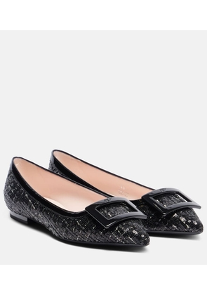 Roger Vivier Gommettine sequined ballet flats